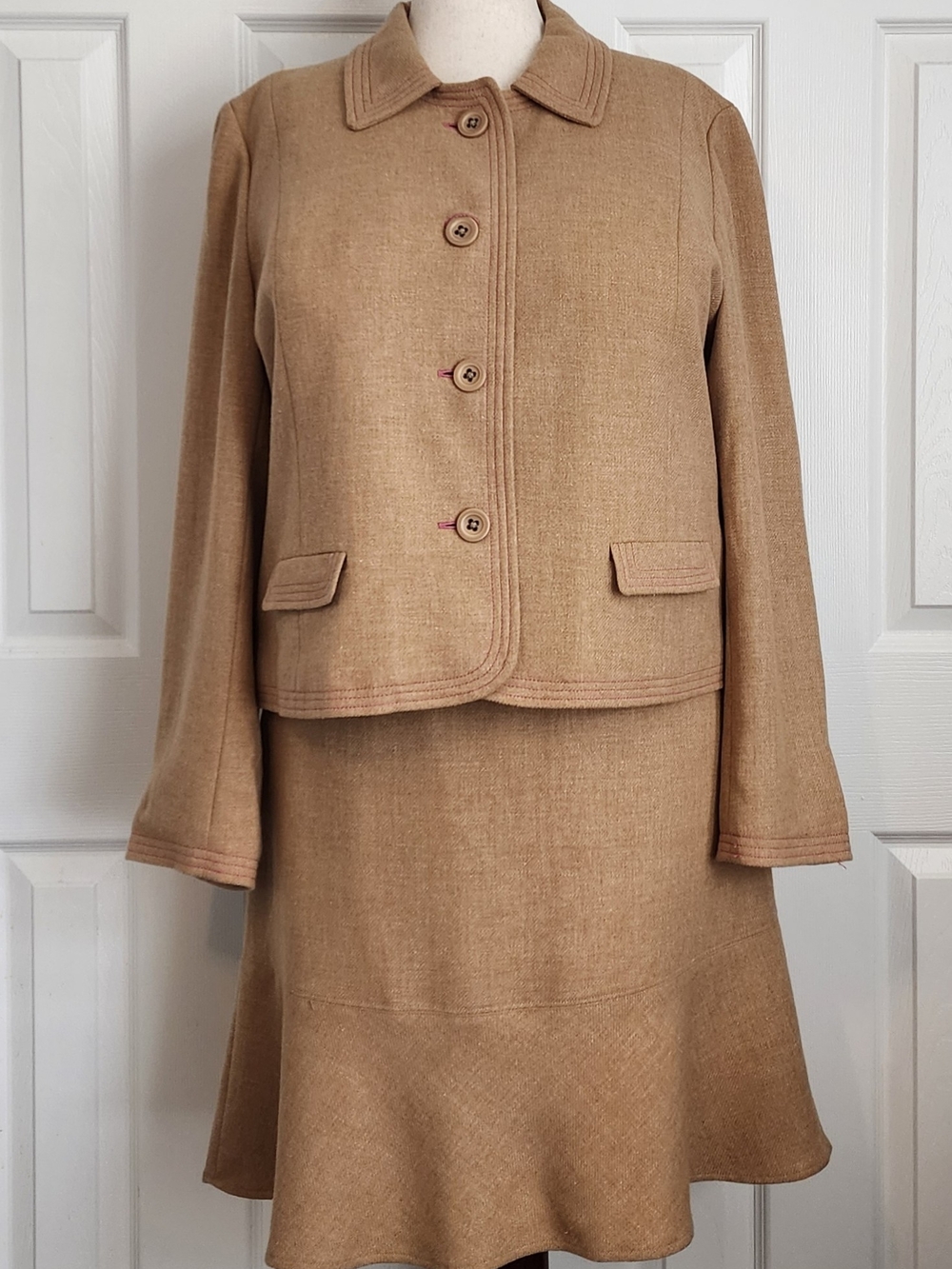 GAP Classic Camel A-Line Wool Blend Skirt - Timeless Women’s Style 2X